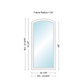 ANDERSEN 400 Series Specialty Equal Leg Arch Casement Window 24 1/8" Wide Fixed Vinyl Exterior Wood Interior Low-E4 Dual Pane Argon Full Glass Grilles/Tempered Optional AFC106, AFC11, AFC12, AFC13, AFC135, AFC14, AFC145, AFC15, AFC155, AFC16 Or AFC18