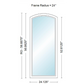 ANDERSEN 400 Series Specialty Equal Leg Arch Casement Window 24 1/8" Wide Fixed Vinyl Exterior Wood Interior Low-E4 Dual Pane Argon Full Glass Grilles/Tempered Optional AFC106, AFC11, AFC12, AFC13, AFC135, AFC14, AFC145, AFC15, AFC155, AFC16 Or AFC18