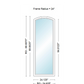 ANDERSEN 400 Series Specialty Equal Leg Arch Casement Window 24 1/8" Wide Fixed Vinyl Exterior Wood Interior Low-E4 Dual Pane Argon Full Glass Grilles/Tempered Optional AFC106, AFC11, AFC12, AFC13, AFC135, AFC14, AFC145, AFC15, AFC155, AFC16 Or AFC18