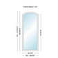 Andersen 400 Series Specialty Equal Leg Arch Window 28 3/8" Wide Fixed Vinyl Exterior Wood Interior Low-E4 Dual Pane Argon Full Glass Grilles/Tempered Optional AFCW106, AFCW11, AFCW12, AFCW13, AFCW135,AFCW14, AFCW145, AFCW15, AFCW155, AFCW16 Or AFCW18