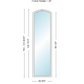 Andersen 400 Series Specialty Equal Leg Arch Window 28 3/8" Wide Fixed Vinyl Exterior Wood Interior Low-E4 Dual Pane Argon Full Glass Grilles/Tempered Optional AFCW106, AFCW11, AFCW12, AFCW13, AFCW135,AFCW14, AFCW145, AFCW15, AFCW155, AFCW16 Or AFCW18