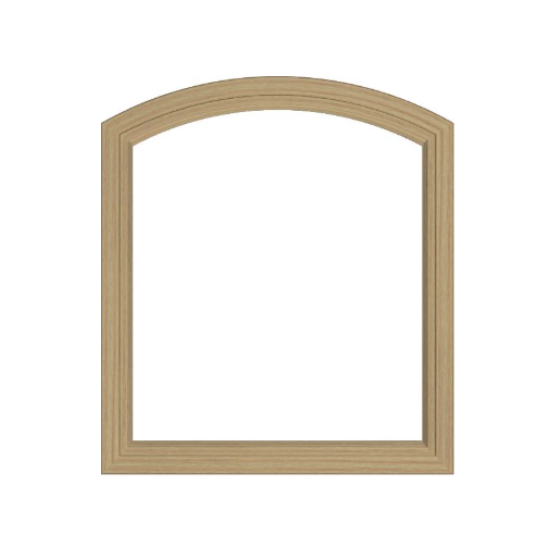 400 Series Specialty Equal Leg Arch Window 35 15/16" Wide Fixed Vinyl Exterior Wood Interior Low-E4 Dual Pane Argon Full Glass Grilles/Tempered Optional AFCP3006,AFCP301,AFCP302,AFCP303,AFCP3035,AFCP304,AFCP3045,AFCP305,AFCP3055,AFCP306 Or AFCP308
