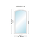 400 Series Specialty Equal Leg Arch Window 35 15/16" Wide Fixed Vinyl Exterior Wood Interior Low-E4 Dual Pane Argon Full Glass Grilles/Tempered Optional AFCP3006,AFCP301,AFCP302,AFCP303,AFCP3035,AFCP304,AFCP3045,AFCP305,AFCP3055,AFCP306 Or AFCP308