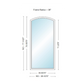 400 Series Specialty Equal Leg Arch Window 35 15/16" Wide Fixed Vinyl Exterior Wood Interior Low-E4 Dual Pane Argon Full Glass Grilles/Tempered Optional AFCP3006,AFCP301,AFCP302,AFCP303,AFCP3035,AFCP304,AFCP3045,AFCP305,AFCP3055,AFCP306 Or AFCP308