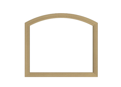 Andersen 400 Series Specialty Equal Leg Arch Window 48" Wide Fixed Vinyl Exterior Wood Interior Low-E4 Dual Pane Argon Full Glass Grilles/Tempered Optional AFC206, AFC21, AFC22, AFC23, AFC235, AFC24, AFC245, AFC25, AFC255, AFC26 Or AFC28