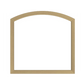 Andersen 400 Series Specialty Equal Leg Arch Window 56 1/2" Wide Fixed Vinyl Exterior Wood Interior Low-E4 Dual Pane Argon Full Glass Grilles/Tempered Optional AFCW206, AFCW21, AFCW22, AFCW23, AFCW235, AFCW24, AFCW245, AFCW25, AFCW255, AFCW26 Or AFCW28