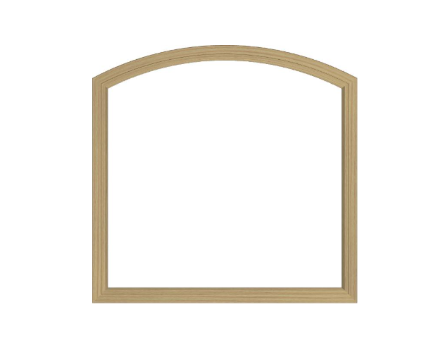 Andersen 400 Series Specialty Equal Leg Arch Window 56 1/2" Wide Fixed Vinyl Exterior Wood Interior Low-E4 Dual Pane Argon Full Glass Grilles/Tempered Optional AFCW206, AFCW21, AFCW22, AFCW23, AFCW235, AFCW24, AFCW245, AFCW25, AFCW255, AFCW26 Or AFCW28