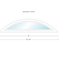 Andersen 400 Series Specialty Eyebrow Fixed Window With Casement Frame Cladding Vinyl Exterior Wood Interior Low-E4 Argon Dual Pane Tempered Optional FCCXW3, FCC2 Or FCCW2