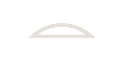 Andersen 400 Series Specialty Eyebrow Fixed Window With Casement Frame Cladding Vinyl Exterior Wood Interior Low-E4 Argon Dual Pane Tempered Optional FCCXW3, FCC2 Or FCCW2