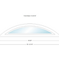 Andersen 400 Series Specialty Eyebrow Fixed Window Double Hung Frame Cladding Vinyl Exterior Wood Interior Low-E4 Argon Dual Pane Tempered Optional FCD28, FCD30 Or FCD38