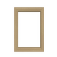 Andersen 400 Series Specialty Rectangle Window 24" Wide Fixed Vinyl Exterior Wood Interior Low-E4 Dual Pane Argon Full Glass Tempered Option