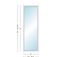 Andersen 400 Series Specialty Rectangle Window 36" Wide Fixed Vinyl Exterior Wood Interior Low-E4 Dual Pane Argon Full Glass Tempered Option