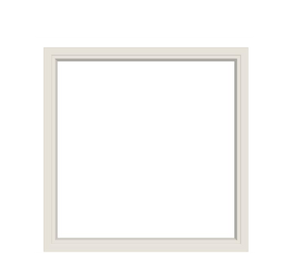 Andersen 400 Series Specialty Rectangle Window 48" Wide Fixed Vinyl Exterior Wood Interior Low-E4 Dual Pane Argon Full Glass Tempered Option