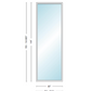 Andersen 400 Series Specialty Rectangle Window 48" Wide Fixed Vinyl Exterior Wood Interior Low-E4 Dual Pane Argon Full Glass Tempered Option