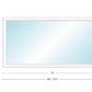 Andersen 400 Series Specialty Rectangle Window 72" Wide Fixed Vinyl Exterior Wood Interior Low-E4 Dual Pane Argon Full Glass Tempered Option