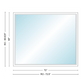 Andersen 400 Series Specialty Rectangle Window 72" Wide Fixed Vinyl Exterior Wood Interior Low-E4 Dual Pane Argon Full Glass Tempered Option