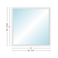 Andersen 400 Series Specialty Rectangle Window 72" Wide Fixed Vinyl Exterior Wood Interior Low-E4 Dual Pane Argon Full Glass Tempered Option