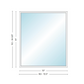 Andersen 400 Series Specialty Rectangle Window 72" Wide Fixed Vinyl Exterior Wood Interior Low-E4 Dual Pane Argon Full Glass Tempered Option