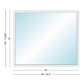 Andersen 400 Series Specialty Rectangle Window 84" Wide Fixed Vinyl Exterior Wood Interior Low-E4 Dual Pane Argon Full Glass Tempered Option