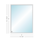 Andersen 400 Series Specialty Rectangle Window 84" Wide Fixed Vinyl Exterior Wood Interior Low-E4 Dual Pane Argon Full Glass Tempered Option