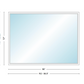 Andersen 400 Series Specialty Rectangle Window 96" Wide Fixed Vinyl Exterior Wood Interior Low-E4 Dual Pane Argon Full Glass Tempered Option