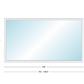 Andersen 400 Series Specialty Rectangle Window 108" Wide Fixed Vinyl Exterior Wood Interior Low-E4 Dual Pane Argon Full Glass Tempered Option