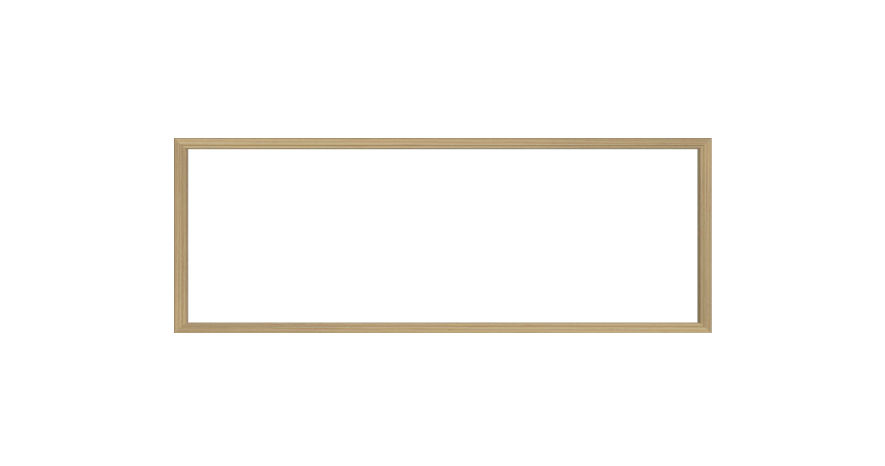 Andersen 400 Series Specialty Rectangle Window 132" Wide Fixed Vinyl Exterior Wood Interior Low-E4 Dual Pane Argon Full Glass Tempered Option