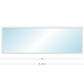 Andersen 400 Series Specialty Rectangle Window 144" Wide Fixed Vinyl Exterior Wood Interior Low-E4 Dual Pane Argon Full Glass Tempered Option