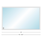 Andersen 400 Series Specialty Rectangle Window 120" Wide Fixed Vinyl Exterior Wood Interior Low-E4 Dual Pane Argon Full Glass Tempered Option