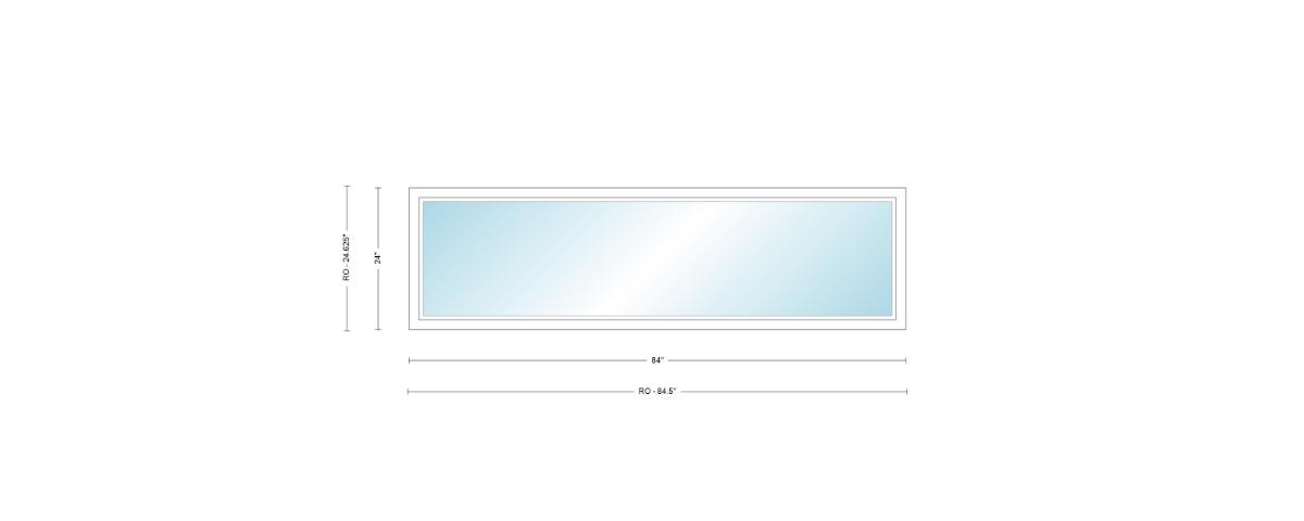 Andersen 400 Series Specialty Rectangle Window 84