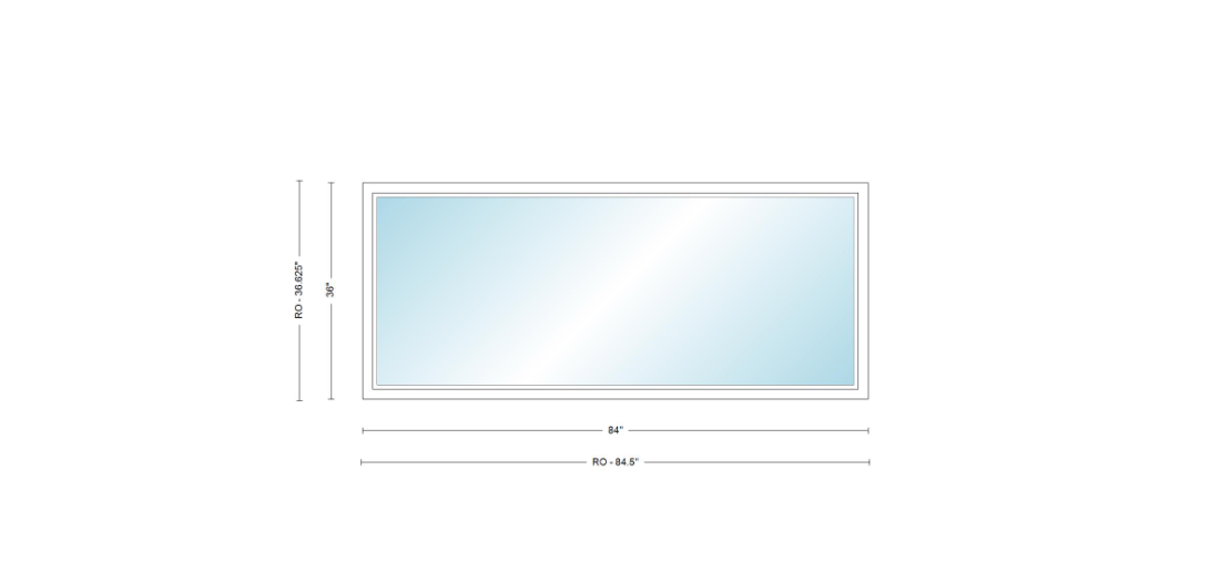 洋楽 WINDOW Andersen 400 Series Specialty Rectangle Window 84