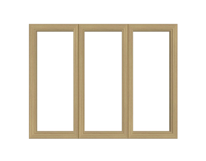 ANDERSEN Windows 400 Series LLR Triple Casement 85-3/8" Wide Vinyl Exterior Wood Interior New Construction Low-E4 Dual Pane Argon Fill Glass Full Screens/Grilles/Tempered Optional CW12-3,CW125-3,CW13-3,CW135-3,CW14-3,CW145-3,CW15-3,CW155-3 And CW16-3