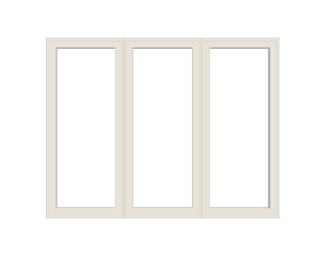 ANDERSEN Windows 400 Series LLR Triple Casement 72-5/8" Wide Vinyl Exterior Wood Interior New Construction Low-E4 Dual Pane Argon Fill Glass Full Screens/Grilles/Tempered Optional C12-3, C125-3, C13-3, C135-3, C14-3, C145-3, C15-3, C155-3 And C16-3