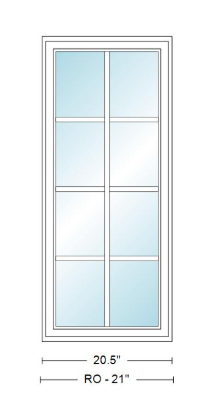 ANDERSEN Windows 400 Series Venting Casement 20-1/2" Wide Vinyl Exterior Wood Interior New Construction Low-E4 Dual Pane Argon Fill Glass Full Screen/Tempered/Frosted/Grilles Optional CN12, CN125, CN13, CN135, CN14, CN145, CN15, CN155, Or CN16