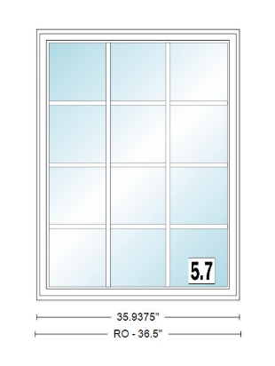 ANDERSEN Windows 400 Series Venting Casement 35-15/16" Wide Vinyl Exterior Wood Interior New Construction Low-E4 Dual Pane Argon Fill Glass Full Screen/Tempered/Frosted/Grilles Optional CXW13, CXW135, CXW14, CXW145, CXW15, CXW155, Or CXW16