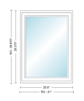 ANDERSEN Windows 400 Series Venting Casement 20-1/2" Wide Vinyl Exterior Wood Interior New Construction Low-E4 Dual Pane Argon Fill Glass Full Screen/Tempered/Frosted/Grilles Optional CN12, CN125, CN13, CN135, CN14, CN145, CN15, CN155, Or CN16