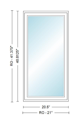 ANDERSEN Windows 400 Series Venting Casement 20-1/2" Wide Vinyl Exterior Wood Interior New Construction Low-E4 Dual Pane Argon Fill Glass Full Screen/Tempered/Frosted/Grilles Optional CN12, CN125, CN13, CN135, CN14, CN145, CN15, CN155, Or CN16