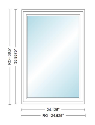 ANDERSEN Windows 400 Series Venting Casement 24⅛" Wide Vinyl Exterior Wood Interior New Construction Low-E4 Dual Pane Argon Fill Glass Full Screen/Tempered/Frosted/Grilles Optional C12, C125, C13, C135, C14, C145, C15, C155, Or C16