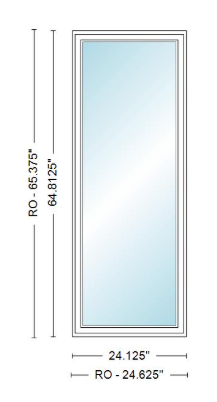 ANDERSEN Windows 400 Series Venting Casement 24⅛" Wide Vinyl Exterior Wood Interior New Construction Low-E4 Dual Pane Argon Fill Glass Full Screen/Tempered/Frosted/Grilles Optional C12, C125, C13, C135, C14, C145, C15, C155, Or C16