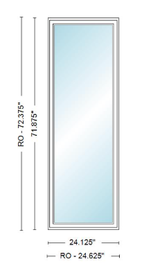 ANDERSEN Windows 400 Series Venting Casement 24⅛" Wide Vinyl Exterior Wood Interior New Construction Low-E4 Dual Pane Argon Fill Glass Full Screen/Tempered/Frosted/Grilles Optional C12, C125, C13, C135, C14, C145, C15, C155, Or C16
