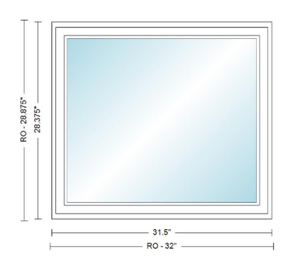 ANDERSEN Windows 400 Series Venting Casement 31½" Wide Vinyl Exterior Wood Interior New Construction Low-E4 Dual Pane Argon Fill Glass Full Screen/Tempered/Frosted/Grilles Optional CX125, CX13, CX135, CX14, CX145, CX15, CX155, Or CX16