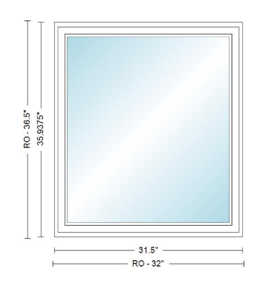 ANDERSEN Windows 400 Series Venting Casement 31½" Wide Vinyl Exterior Wood Interior New Construction Low-E4 Dual Pane Argon Fill Glass Full Screen/Tempered/Frosted/Grilles Optional CX125, CX13, CX135, CX14, CX145, CX15, CX155, Or CX16