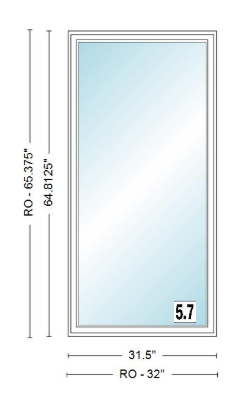 ANDERSEN Windows 400 Series Venting Casement 31½" Wide Vinyl Exterior Wood Interior New Construction Low-E4 Dual Pane Argon Fill Glass Full Screen/Tempered/Frosted/Grilles Optional CX125, CX13, CX135, CX14, CX145, CX15, CX155, Or CX16