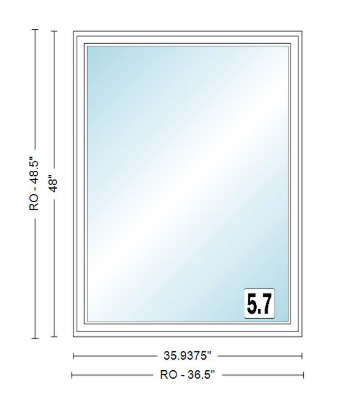 ANDERSEN Windows 400 Series Venting Casement 35-15/16" Wide Vinyl Exterior Wood Interior New Construction Low-E4 Dual Pane Argon Fill Glass Full Screen/Tempered/Frosted/Grilles Optional CXW13, CXW135, CXW14, CXW145, CXW15, CXW155, Or CXW16