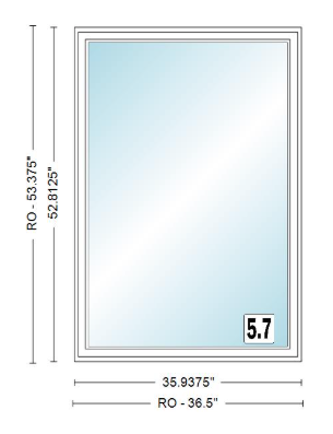 ANDERSEN Windows 400 Series Venting Casement 35-15/16" Wide Vinyl Exterior Wood Interior New Construction Low-E4 Dual Pane Argon Fill Glass Full Screen/Tempered/Frosted/Grilles Optional CXW13, CXW135, CXW14, CXW145, CXW15, CXW155, Or CXW16