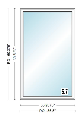 ANDERSEN Windows 400 Series Venting Casement 35-15/16" Wide Vinyl Exterior Wood Interior New Construction Low-E4 Dual Pane Argon Fill Glass Full Screen/Tempered/Frosted/Grilles Optional CXW13, CXW135, CXW14, CXW145, CXW15, CXW155, Or CXW16