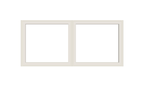 ANDERSEN Windows 400 Series Twin Venting Awning 62 ¾" Wide Vinyl Exterior Wood Interior Low-E4 Argon Dual Pane Glass Full Screen/Frosted/Tempered Option