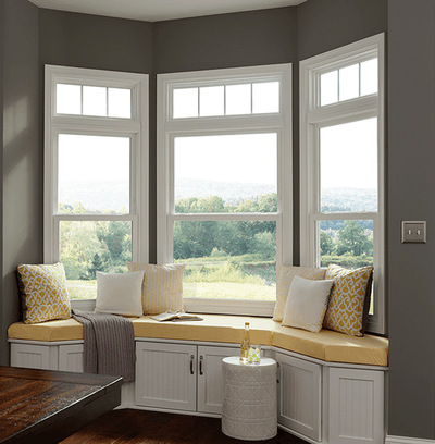 MI WINDOWS 1556 Twin Double Hung With Transom 71.625