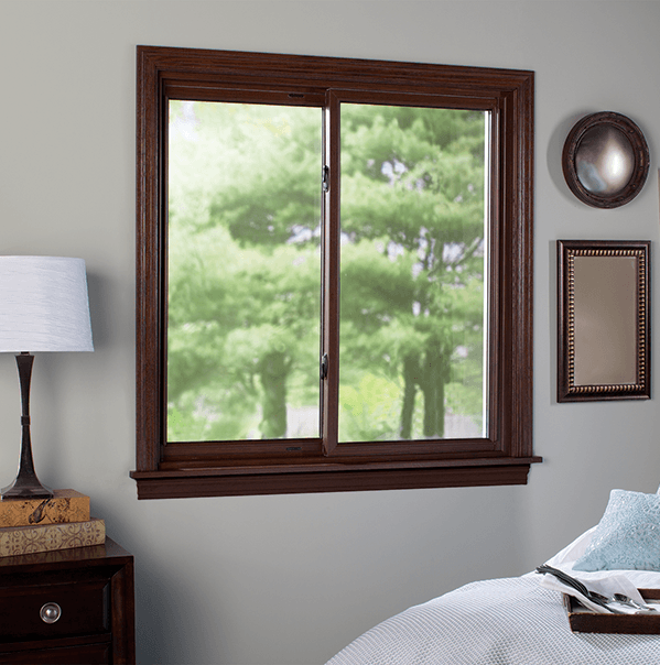 MI WINDOWS 3580 Single Slider Sliding Window 47.5" Wide New Construction Vinyl White Low-E Argon Extruded Full Screen Optional