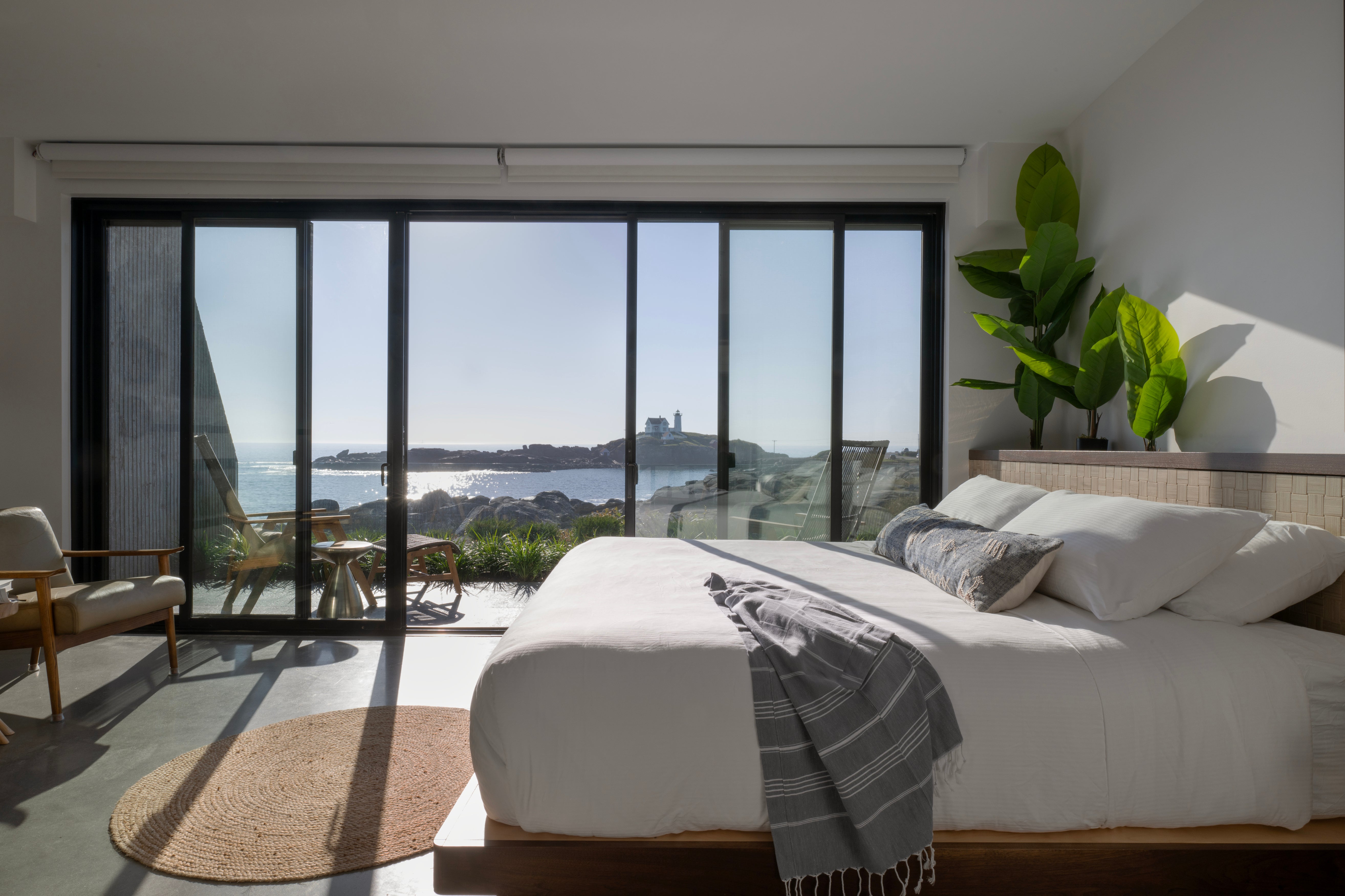 MARVIN Elevate CN 10068 4 Panel Sliding Patio Door OXXO 117" X 82" Ultrex Fiberglass Exterior Wood Interior Clear Tempered Glass Low-E2 With Argon Grilles/Screen Optional